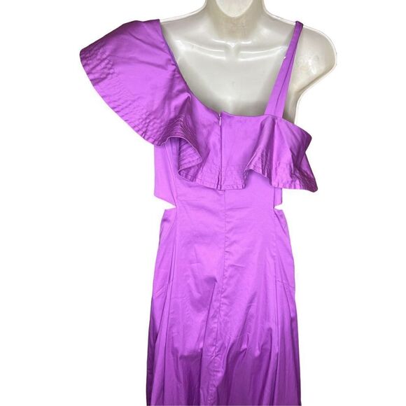 Veronica Beard Beilla Ruffled Sleeve MIDI Dress 8 - Picture 12 of 14